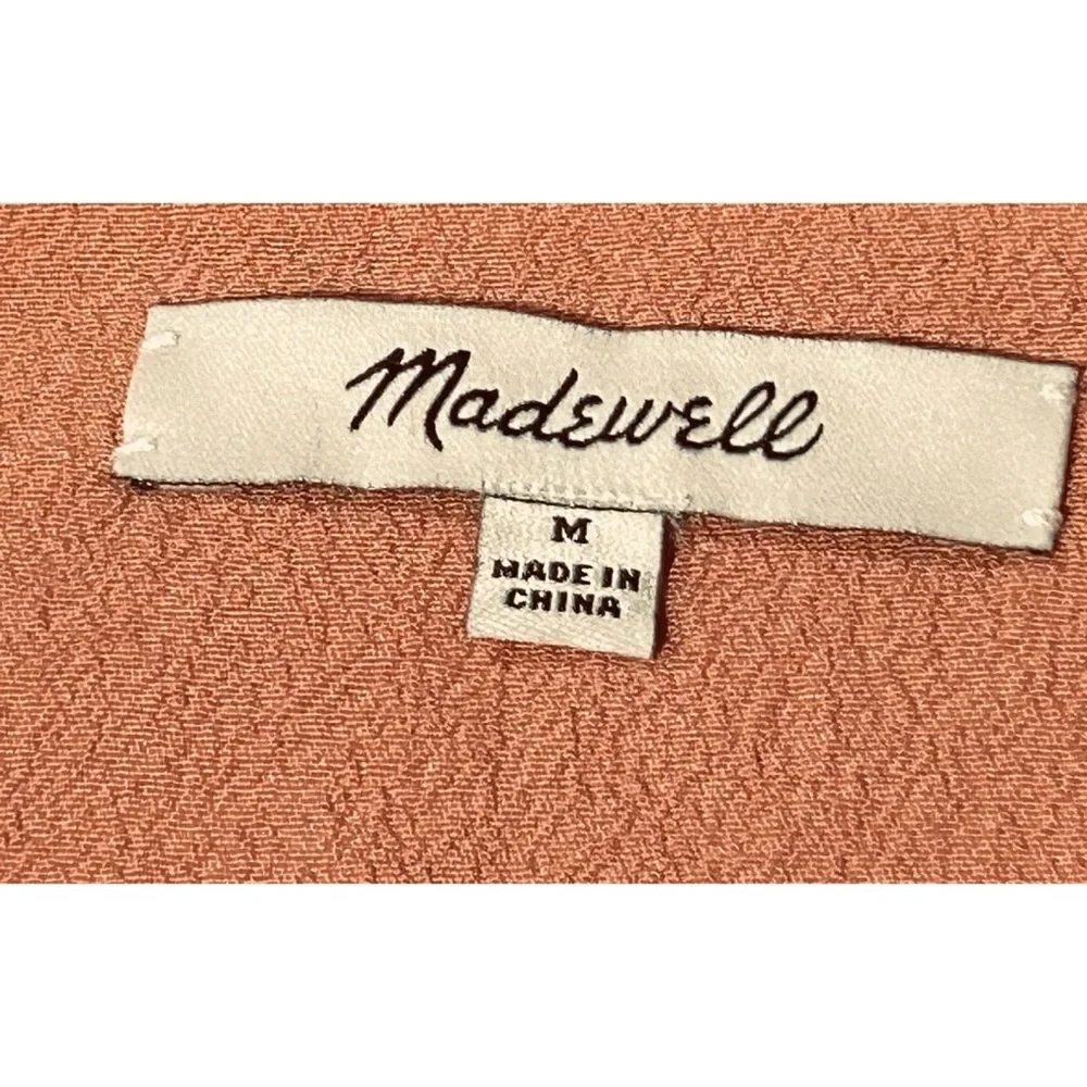 Madewell Du Jour Tunic Shirt Dress – Rosewood Pink | Size M - Picture 6 of 6